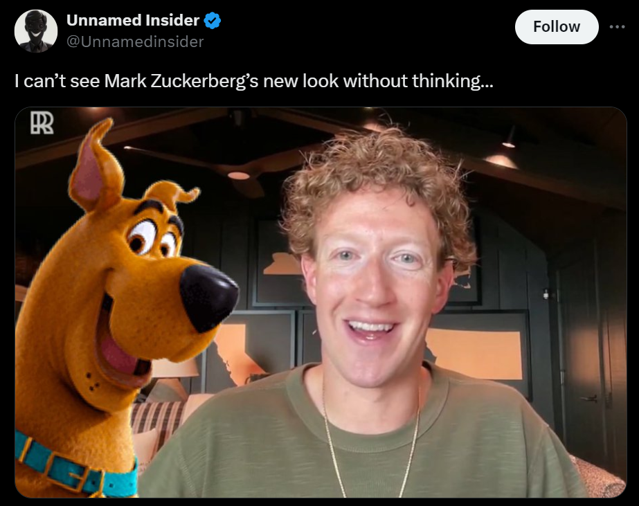 screenshot - Unnamed Insider I can't see Mark Zuckerberg's new look without thinking... R